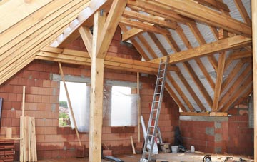 Broomers Corner attic trusses